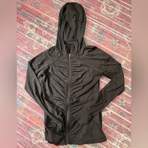 Black Athleta full zip workout jacket great condition never worn size small